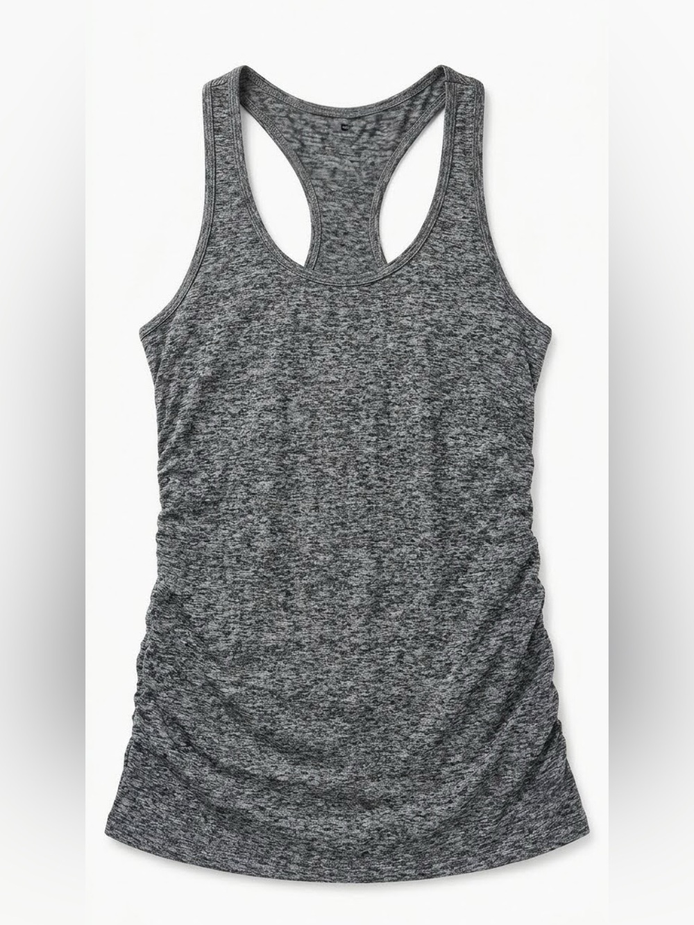 Beyond Yoga Beyond The Bump Maternity Tank, Size M, Heathered Black